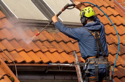Démoussage et hydrofuge de toiture à Achey